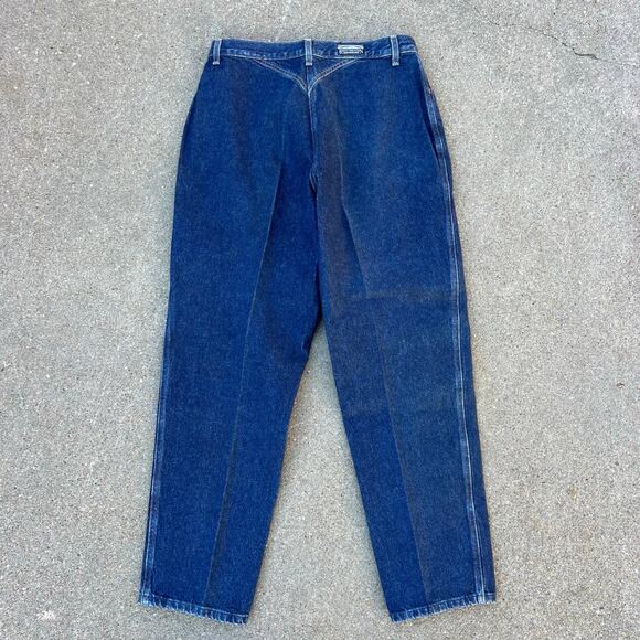 VTG 90s Rockies high rise taper ankle bareback V yoke cowgirl jeans 33" Waist - Picture 2 of 5